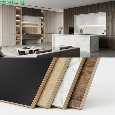 Goede prijs. Melamine geconfronteerd multiplex voor kasten kantoor- en detailhandel meubilair project en OEM-levering online