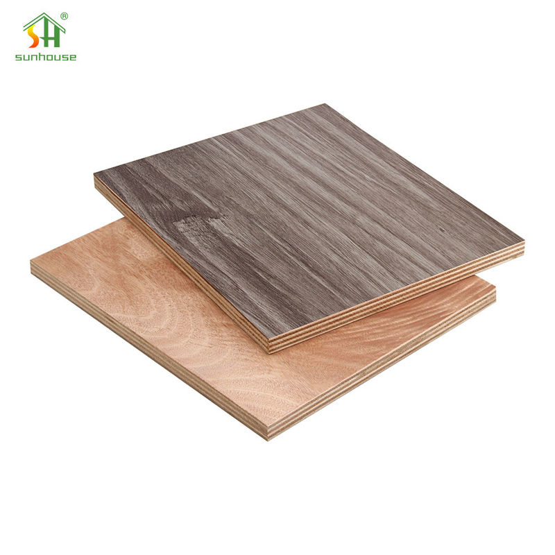 Moisture Resistant 18mm Thick Melamine Coated Plywood E0 Grade For Kitchen Cabinetry