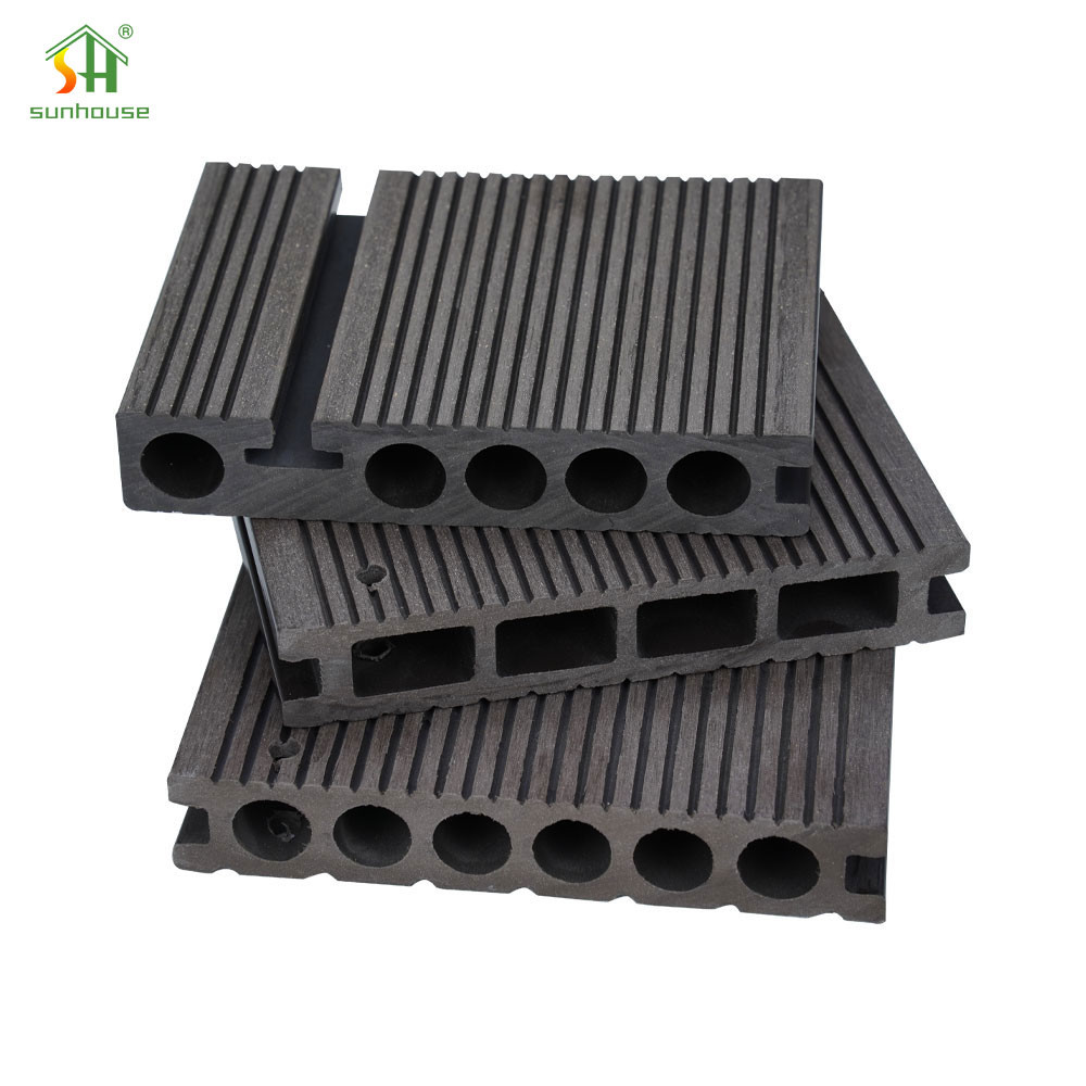 Modular 20mm WPC Deck Tiles , WPC Interlocking Deck Flooring For Kitchens / BBQ Areas