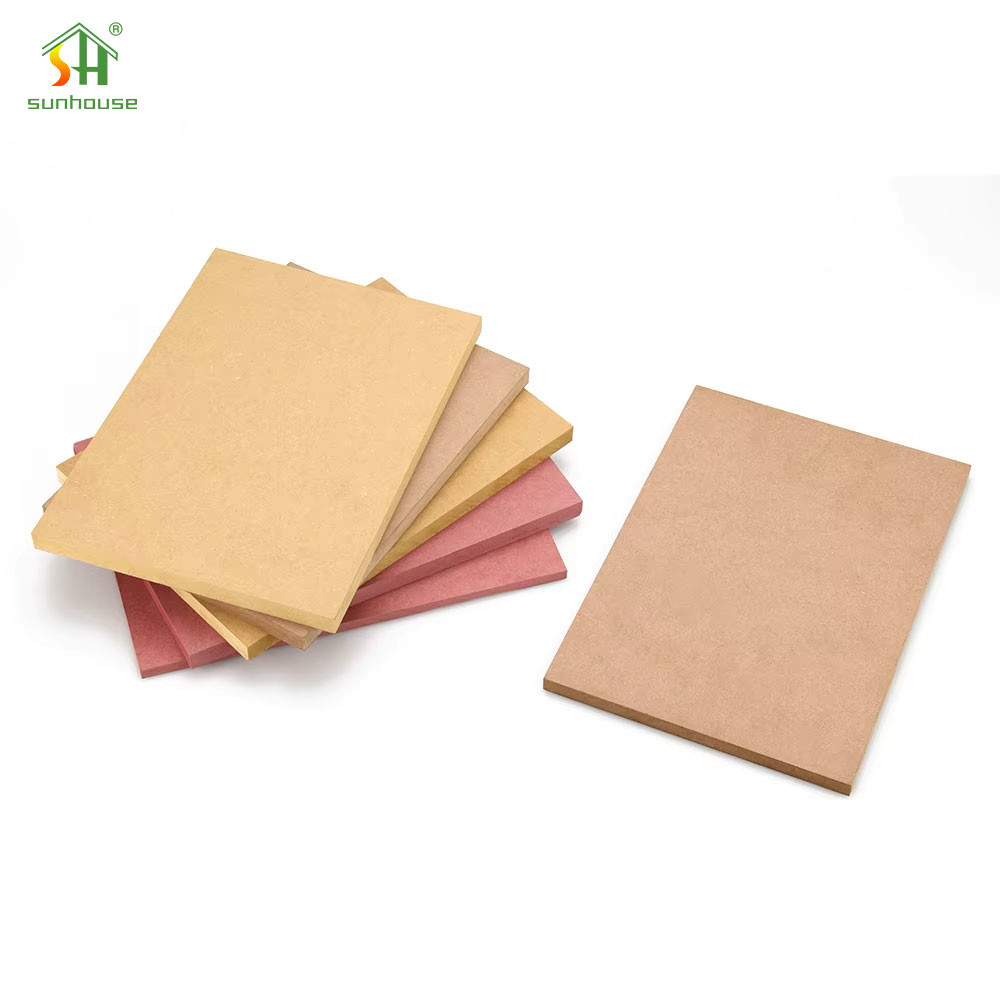 Customized MDF Board Water Resistant Termite Resistant Interior MDF Board For Furniture