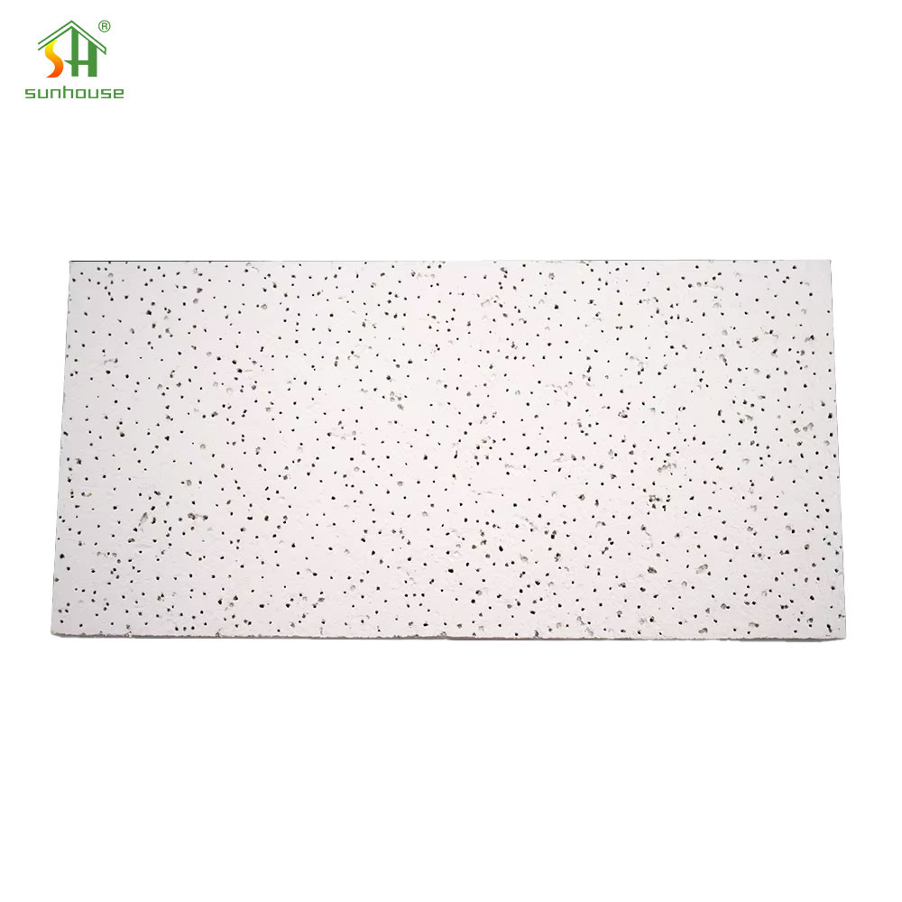 Acoustic Mineral Fibre Ceiling Board , Fire Rated Acoustical Ceiling Tiles For Office Spaces
