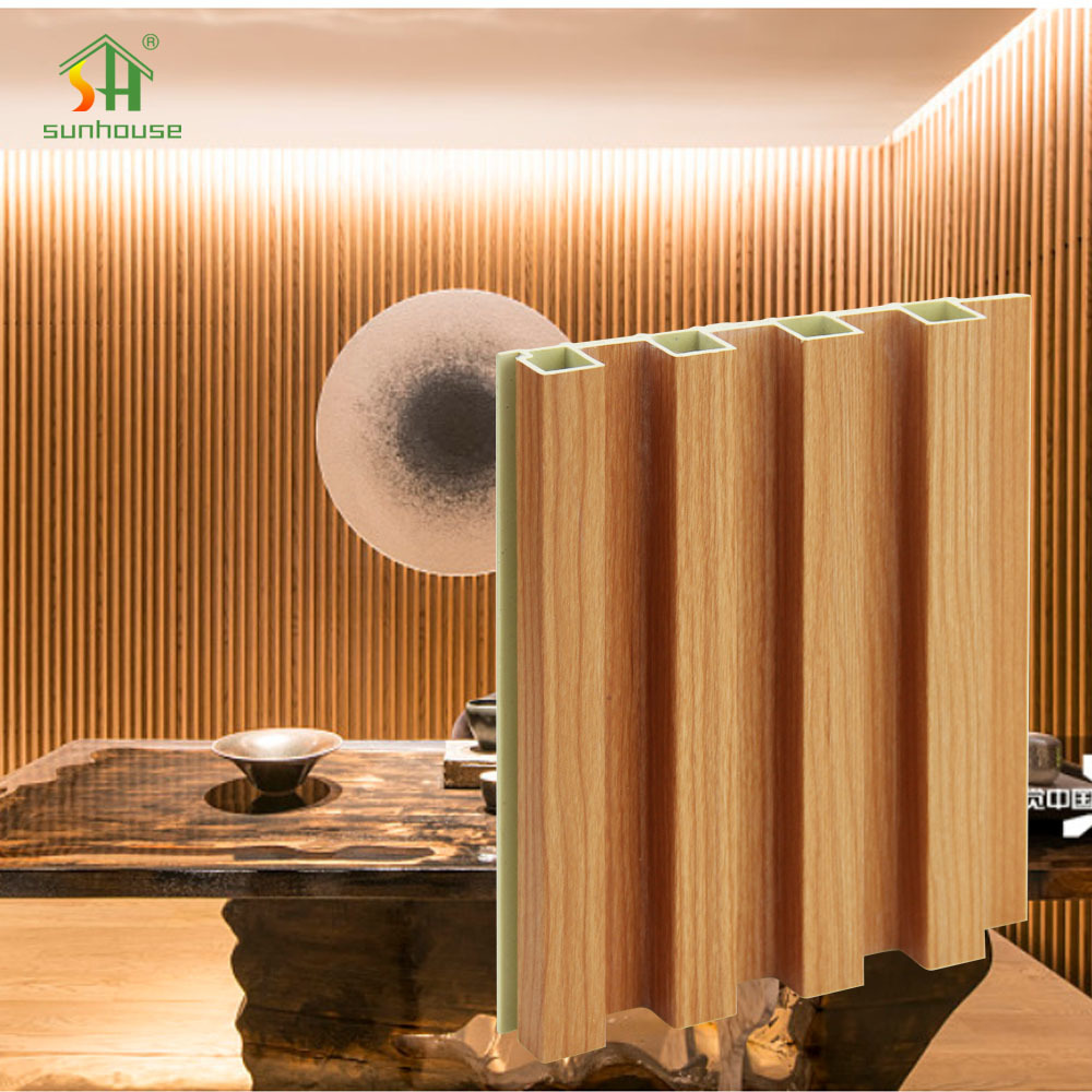Customized Color Durable WPC Wall Cladding Panels Eco-Friendly for Hotel Villa & School Interior/Exterior Use