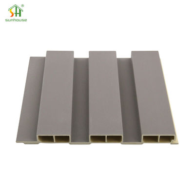 Goede prijs. WPC Decoratieve Houten Wandpanelen Grijs Dubbelhol Hol WPC Lamellen Wandpaneel China WPC Wandpanelen Hoge Kwaliteit Leverancier online