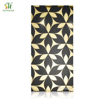 5D Custom Acrylic Muurpanelen Marmeren effect Muur bekleding 1220x2440mm