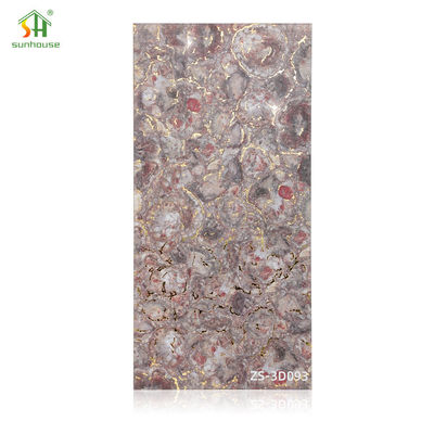 Lichte marmeren wandpaneel 1220x2440 mm Acryl waterdicht paneel