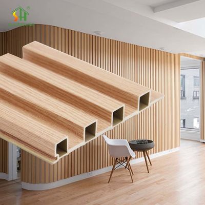 Goede prijs. 30 Years Service Life 100% Recycled Fire Retardant WPC Wall Panel Wood Plastic Composite Panel for Indoor and Exterior Wall Decoration online