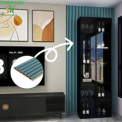 Goede prijs. 3D-reliëf WPC-wandpaneel voor renovatie van villa-appartementen online