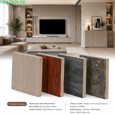 Goede prijs. Melamine gecontoureerd triplex oppervlak afwerking Matte Gloss Textured en houtkorrel online